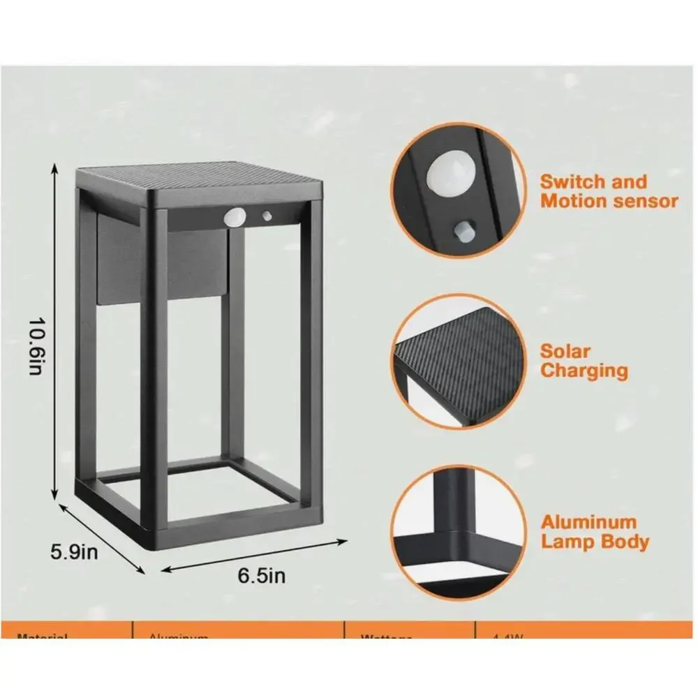 Inowel Solar Outdoor Wall Light Dusk to Dawn Lantern LED IP44 - 1984 4.4 W LED